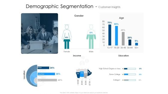 Demographic Segmentation Customer Insights Gender Background PDF