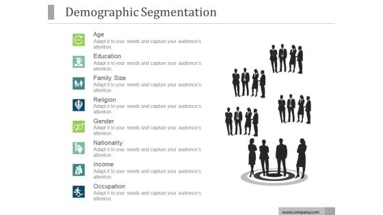 Demographic Segmentation Ppt PowerPoint Presentation Professional