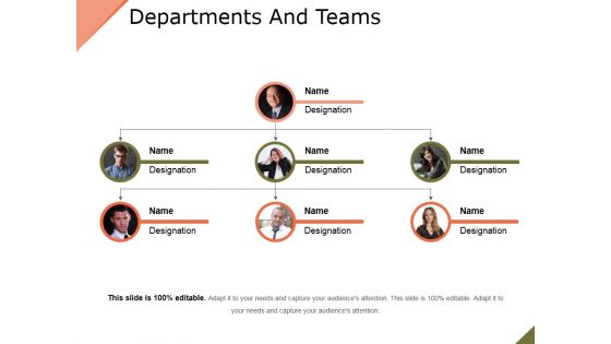 Departments And Teams Ppt PowerPoint Presentation Pictures Show