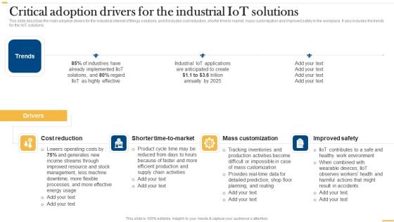 Deploying AI To Enhance Critical Adoption Drivers For The Industrial Iot Solutions Download PDF