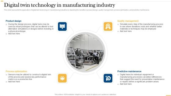 Deploying AI To Enhance Digital Twin Technology In Manufacturing Industry Demonstration PDF Deploying AI To Enhance Digital Twin Technology In Manufacturing Industry Demonstration PDF