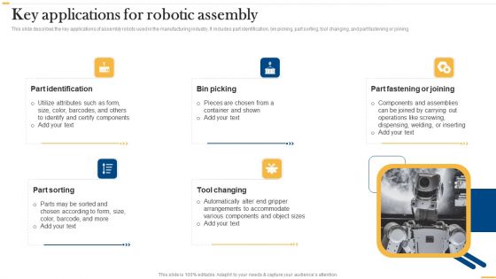 Deploying AI To Enhance Key Applications For Robotic Assembly Themes PDF