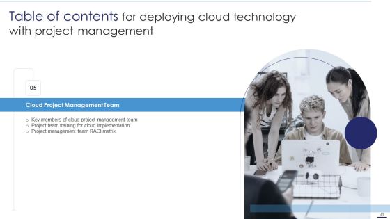 Deploying Cloud Technology With Project Management Ppt PowerPoint Presentation Complete Deck With Slides Slide31