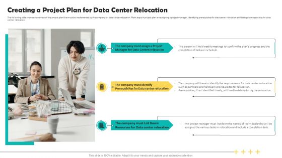 Deploying Data Center Creating A Project Plan For Data Center Relocation Mockup PDF