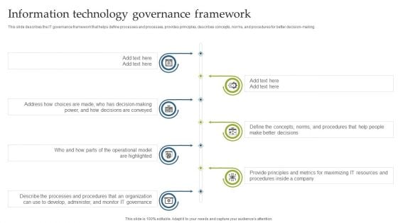 Deploying EGIT To Ensure Optimum Risk Management Information Technology Governance Framework Professional PDF