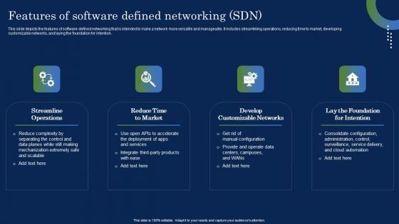 Deploying SDN System Features Of Software Defined Networking SDN Template PDF Deploying SDN System Features Of Software Defined Networking SDN Template PDF