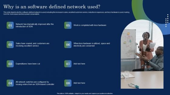 Deploying SDN System Why Is An Software Defined Network Used Slides PDF