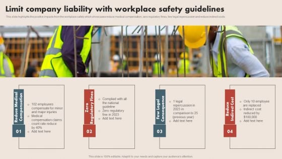 Deploying Safe Operating Procedures In The Organization Limit Company Liability With Workplace Safety Sample PDF