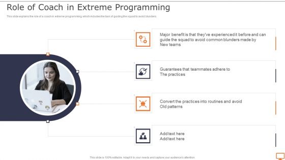 Deploying XP Practices To Enhance Operational Efficiency Role Of Coach In Extreme Programming Information PDF