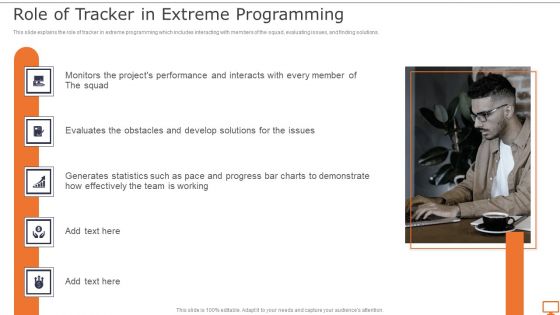 Deploying XP Practices To Enhance Operational Efficiency Role Of Tracker In Extreme Programming Designs PDF