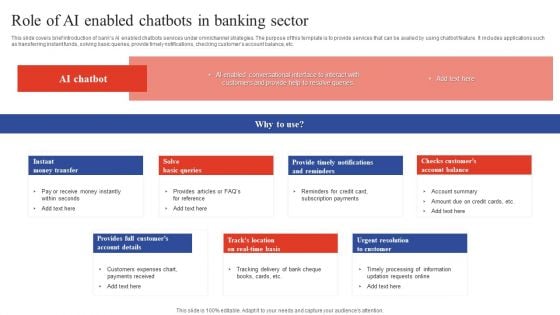 Deployment Of Omnichannel Banking Solutions Role Of AI Enabled Chatbots In Banking Sector Inspiration PDF