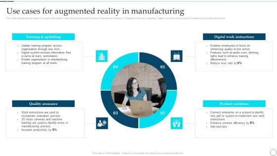 Deployment Of Smart Factory Solutions Use Cases For Augmented Reality In Manufacturing Summary PDF