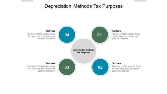 Depreciation Methods Tax Purposes Ppt PowerPoint Presentation Outline Cpb Pdf