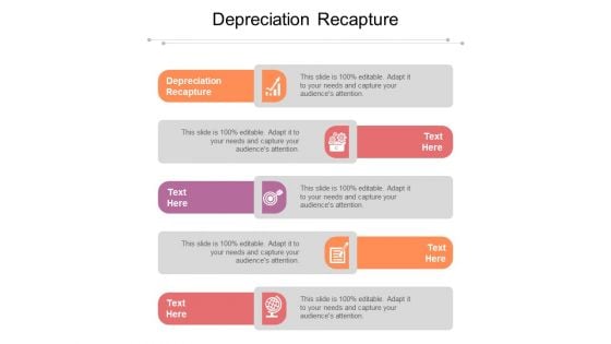 Depreciation Recapture Ppt PowerPoint Presentation Layouts Topics Cpb Pdf