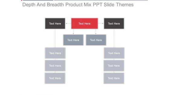 Depth And Breadth Product Mix Ppt Slide Themes