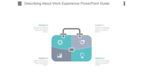 Describing About Work Experience Powerpoint Guide