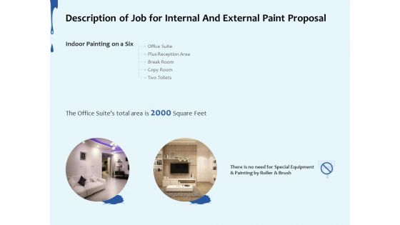 Description Of Job For Internal And External Paint Proposal Ppt Ideas Brochure PDF Description Of Job For Internal And External Paint Proposal Ppt Ideas Brochure PDF