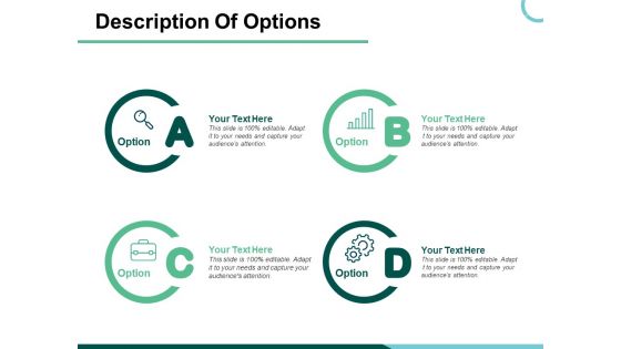 Description Of Options Ppt PowerPoint Presentation Icon Information