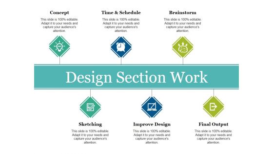 Design Section Work Ppt PowerPoint Presentation Layouts Objects