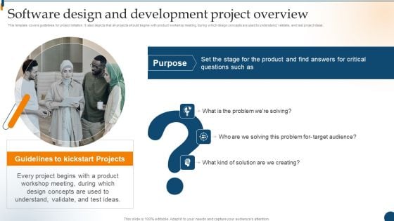 Design Software Playbook Engineers Software Design And Development Project Overview Guidelines PDF