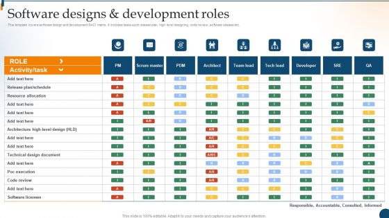 Design Software Playbook Engineers Software Designs Development Roles Pictures PDF