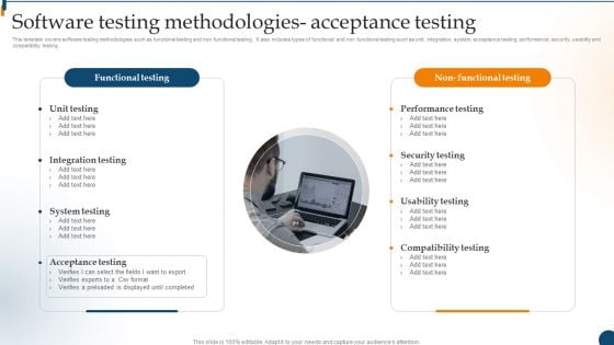 Design Software Playbook Engineers Software Testing Methodologies- Acceptance Testing Mockup PDF
