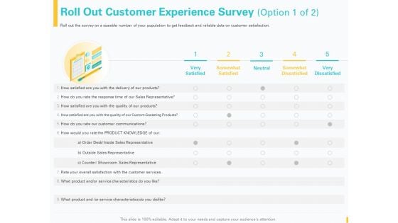 Designing Great Client Experience Action Plan Roll Out Customer Experience Survey Ppt File Background Images PDF Designing Great Client Experience Action Plan Roll Out Customer Experience Survey Ppt File Background Images PDF
