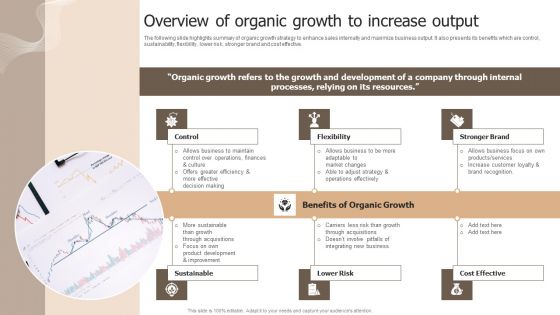 Designing Strategies For Company Growth And Success Overview Of Organic Growth To Increase Output Guidelines PDF