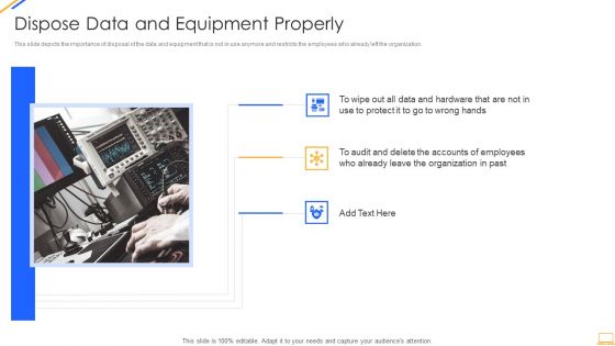 Desktop Security Management Dispose Data And Equipment Properly Graphics PDF