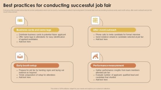 Detailed Guide For Talent Acquisition Best Practices For Conducting Successful Job Fair Diagrams PDF Detailed Guide For Talent Acquisition Best Practices For Conducting Successful Job Fair Diagrams PDF