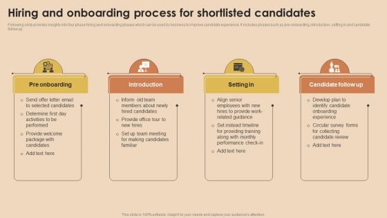 Detailed Guide For Talent Acquisition Hiring And Onboarding Process Brochure PDF