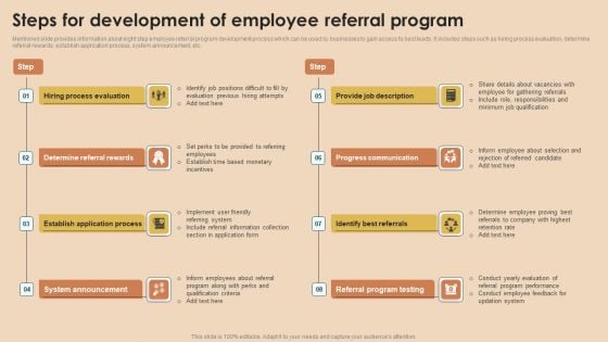 Detailed Guide For Talent Acquisition Steps For Development Of Employee Referral Program Formats PDF Detailed Guide For Talent Acquisition Steps For Development Of Employee Referral Program Formats PDF