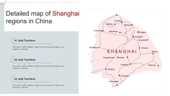 Detailed Map Of Shanghai Regions In China Demonstration PDF