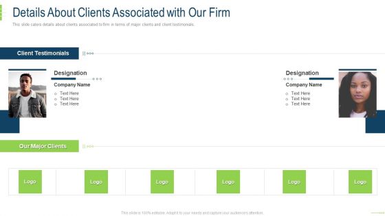 Details About Clients Associated With Our Firm Topics PDF