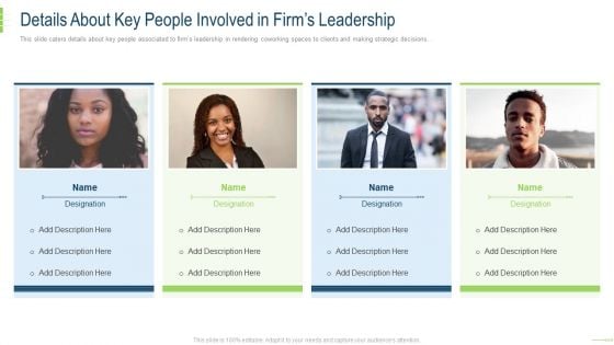 Details About Key People Involved In Firms Leadership Formats PDF