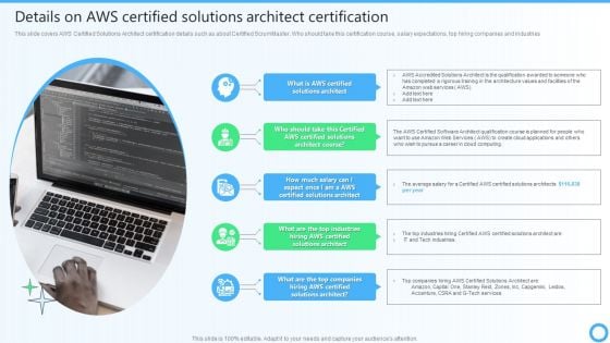 Details On AWS Certified Solutions Architect Certification IT Certifications To Enhance Themes PDF