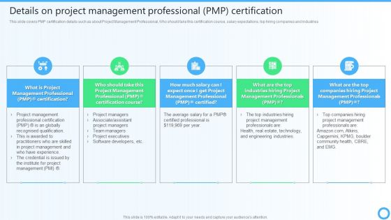 Details On Project Management Professional PMP Certification IT Certifications To Enhance Slides PDF Details On Project Management Professional PMP Certification IT Certifications To Enhance Slides PDF