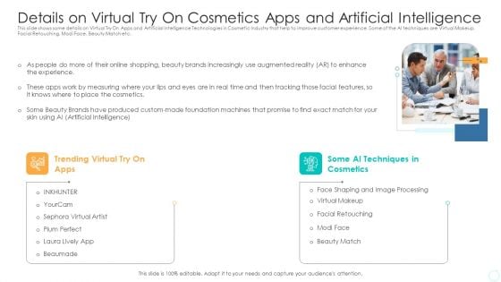 Details On Virtual Try On Cosmetics Apps And Artificial Intelligence Introduction PDF