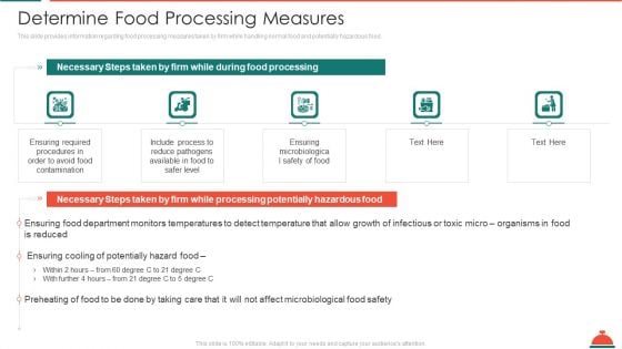 Determine Food Processing Measures Increased Superiority For Food Products Themes PDF