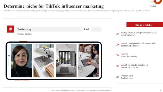 Determine Niche For Tiktok Influencer Marketing Ideas PDF Determine Niche For Tiktok Influencer Marketing Ideas PDF