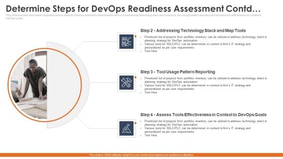 Determine Steps For Devops Readiness Assessment Contd Mockup PDF Determine Steps For Devops Readiness Assessment Contd Mockup PDF