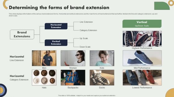 Determining The Forms Of Brand Extension Brand Expansion Plan Rules PDF