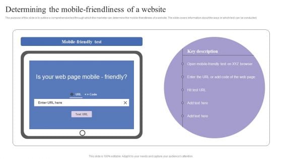 Determining The Mobile-Friendliness Of A Website Mobile Search Engine Optimization Guide Formats PDF