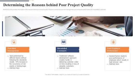 Determining The Reasons Behind Poor Project Quality Formats PDF