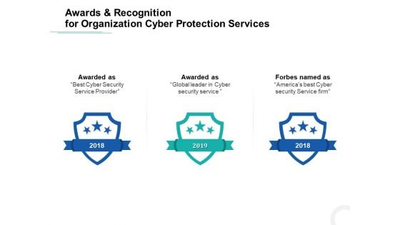 Develop Corporate Cyber Security Risk Mitigation Plan Awards And Recognition Organization Protection Services Clipart PDF