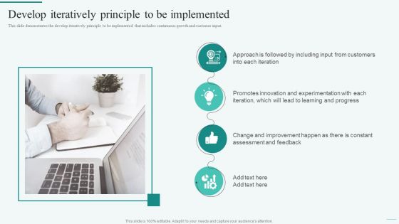 Develop Iteratively Principle To Be Implemented Integration Of Dynamic System To Enhance Processes Template PDF