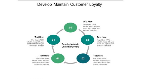 Develop Maintain Customer Loyalty Ppt PowerPoint Presentation Example File Cpb Pdf