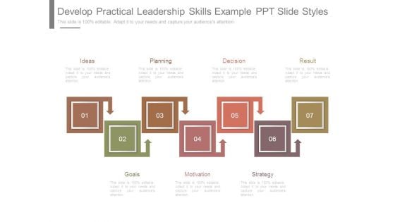 Develop Practical Leadership Skills Example Ppt Slide Styles