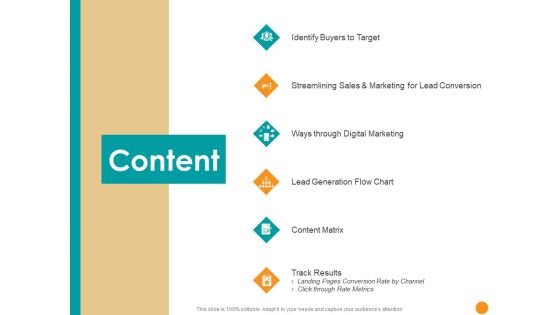 Developing A Strategic Marketing Plan Content Generation Flow Chart Ppt Professional Show PDF