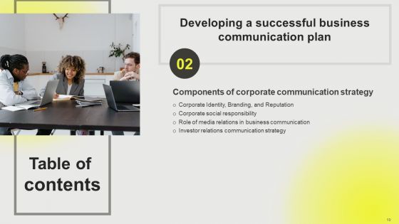 Developing A Successful Business Communication Plan Ppt PowerPoint Presentation Complete Deck With Slides